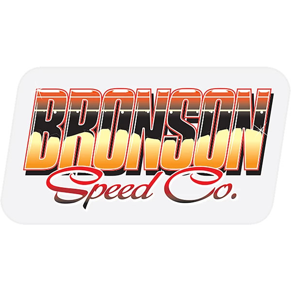 BRONSON CANT BE BEAT DECAL 3.5"X1.9"