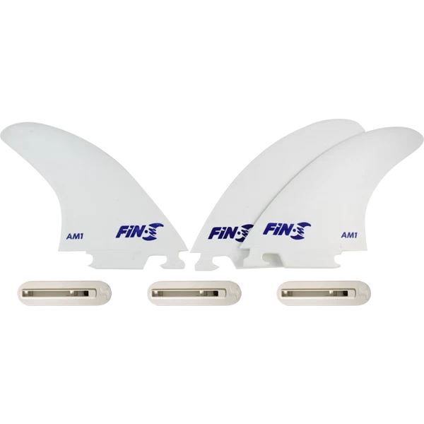 FIN-S PRODUCTION SET AM-1 WHITE 3 fins/3boxes sale