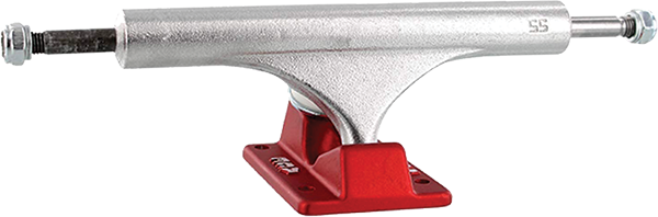 Ace Trucks MFG. 55 Classic High Polished / Red Skateboard Trucks