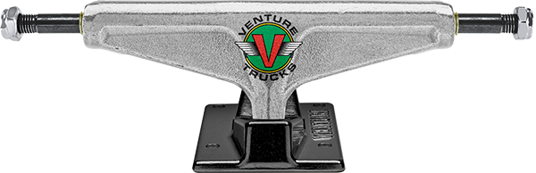Venture Trucks V-Hollow OG Wings Low Polished / Black Skateboard Trucks -  5.0