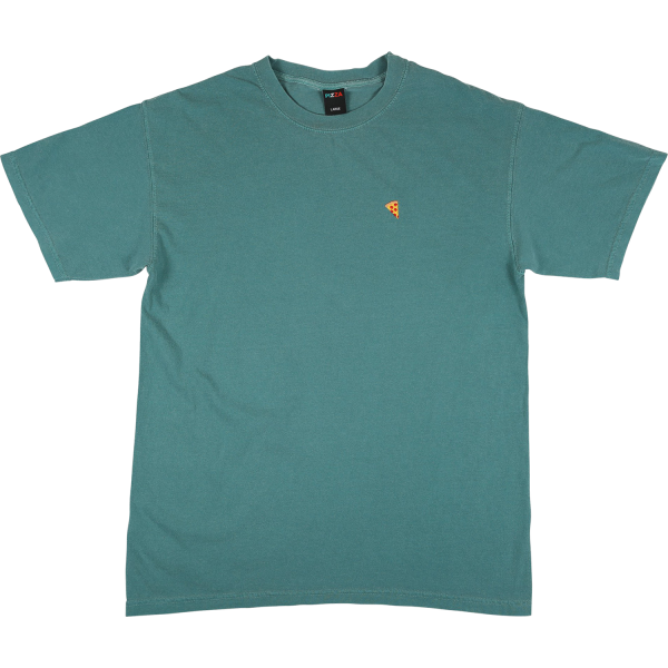 PIZZA EMOJI SS S-PIGMENT DYED EMERALD