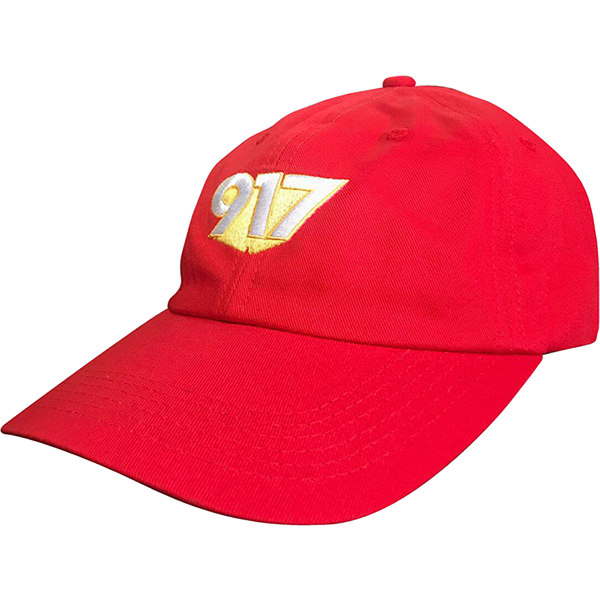 CALL ME 917 3D DAD HAT ADJ-RED