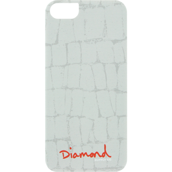 DIAMOND IPHONE5 CROC CASE WHITE sale