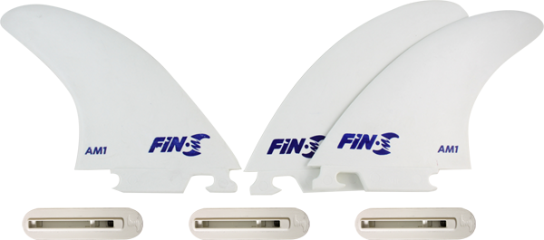 FIN-S PRODUCTION SET AM-1 WHITE 3 fins/3boxes sale